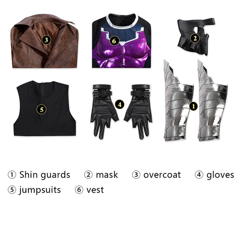 Deadpool & Wolverine Gambit Cosplay Costume