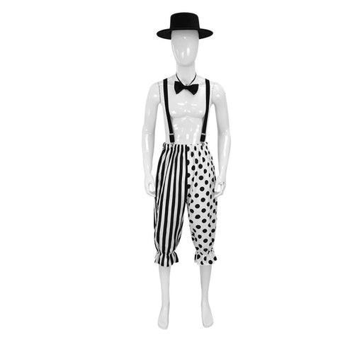 Mime Circus Clown Cosplay Costume