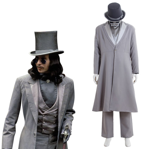 Classic Bram Stoker Dracula Cosplay Costume – Men’s Full Set Vampire Suit