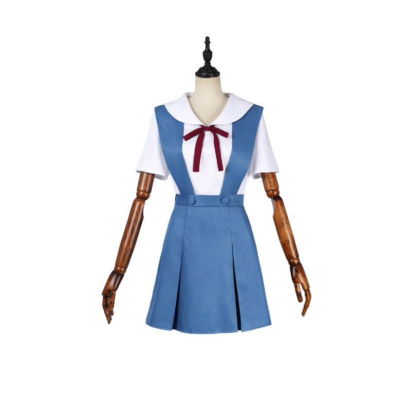 Asuka Langley Soryu Cosplay Costume Outfit - Ayanami Rei Uniform Full Set Halloween Suit