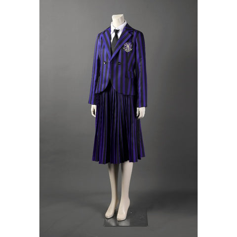 Wednesday Nevermore Academy Uniform Enid Sinclair Cosplay Handmade Costume