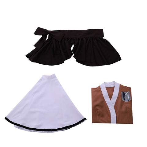 Anime Attack on Titan Mikasa Ackerman Cosplay Costume