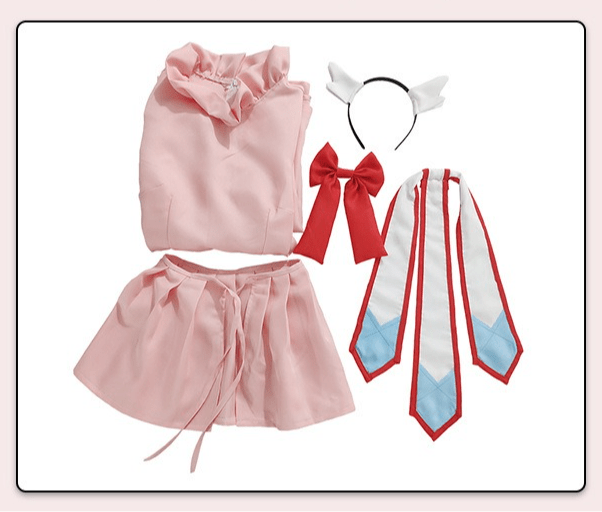 Fairy Tail First Master Mavis Vermillion Fairy Strategist Cosplay Costume Anime Cosplay Outfit for Women - Coscosmos