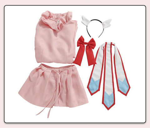 Fairy Tail First Master Mavis Vermillion Fairy Strategist Cosplay Costume Anime Cosplay Outfit for Women - Coscosmos