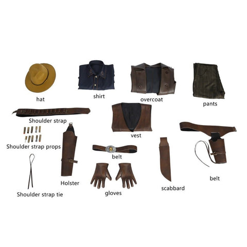 Fallout Season 1 Ghoul Cosplay Costume - Authentic TV Series Outfit - Coscosmos