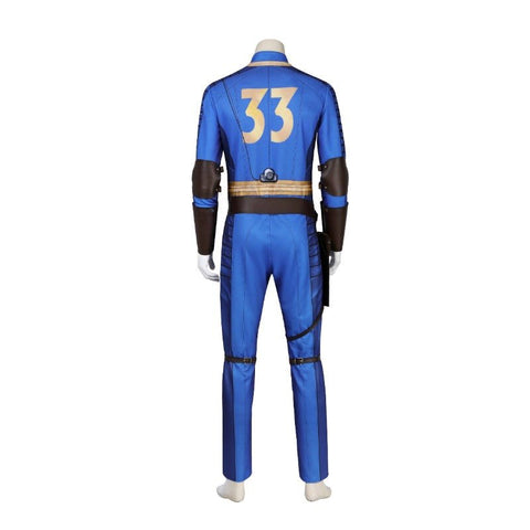 Fallout Vault 33 Male Jumpsuit Halloween Cosplay Costume | 2024 TV Series Outfit - Coscosmos