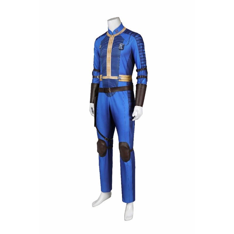 Fallout Vault 33 Male Jumpsuit Halloween Cosplay Costume | 2024 TV Series Outfit - Coscosmos