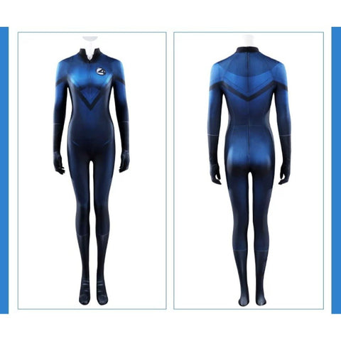 Fantastic Four 2005 Invisible Woman Cosplay Costume - Coscosmos