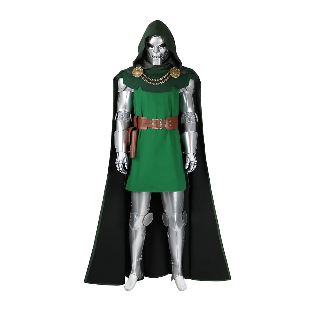 Fantastic Four Doctor Doom Retro Edition Complete Cosplay Costume Suit - Coscosmos