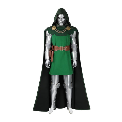 Fantastic Four Doctor Doom Retro Edition Complete Cosplay Costume Suit - Coscosmos