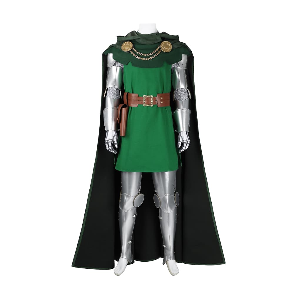 Fantastic Four Doctor Doom Retro Edition Complete Cosplay Costume Suit - Coscosmos