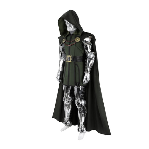 Fantastic Four Dr. Doom Full Cosplay Costume Suit with Accessories - Coscosmos