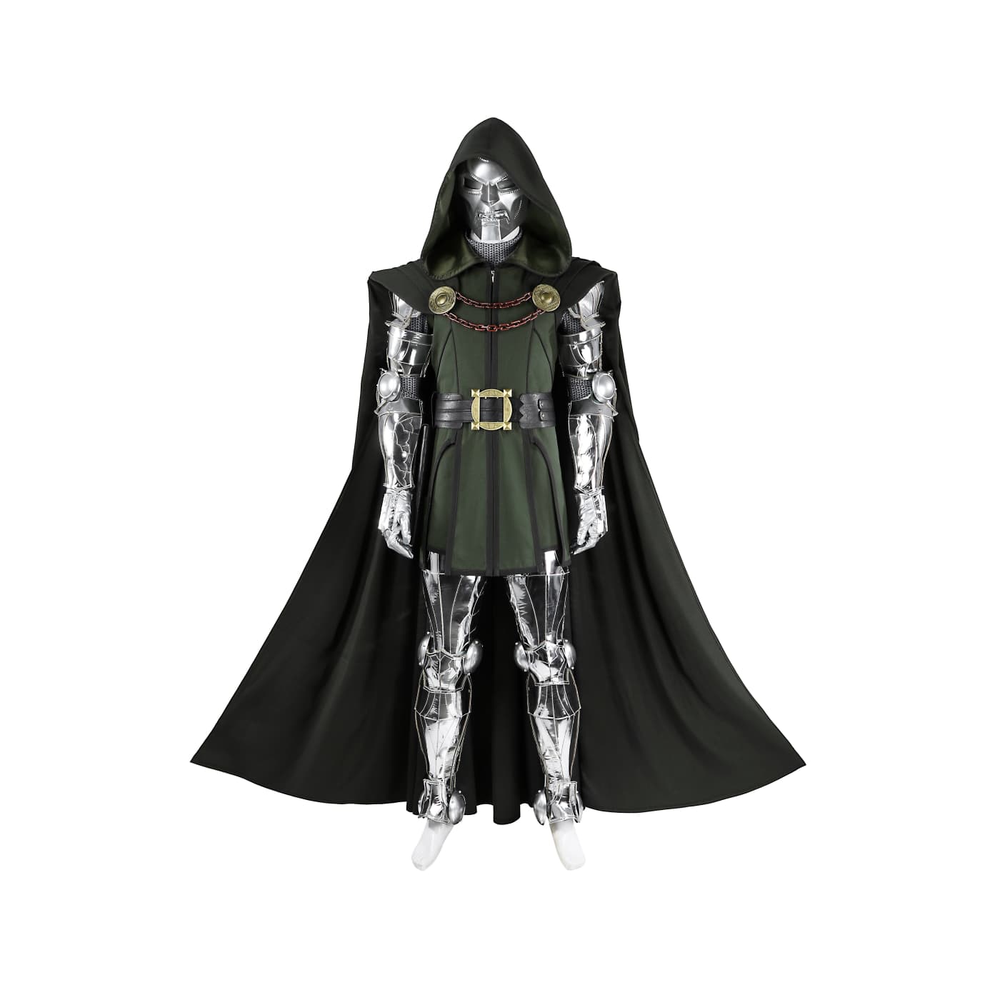 Fantastic Four Dr. Doom Full Cosplay Costume Suit with Accessories - Coscosmos