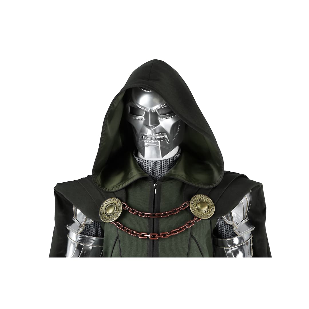 Fantastic Four Dr. Doom Full Cosplay Costume Suit with Accessories - Coscosmos
