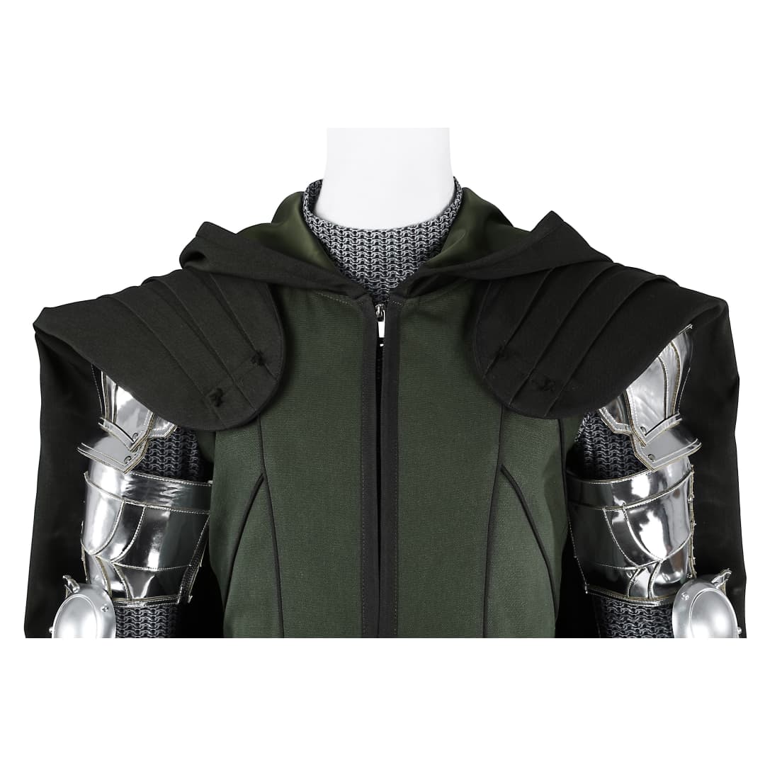 Fantastic Four Dr. Doom Full Cosplay Costume Suit with Accessories - Coscosmos