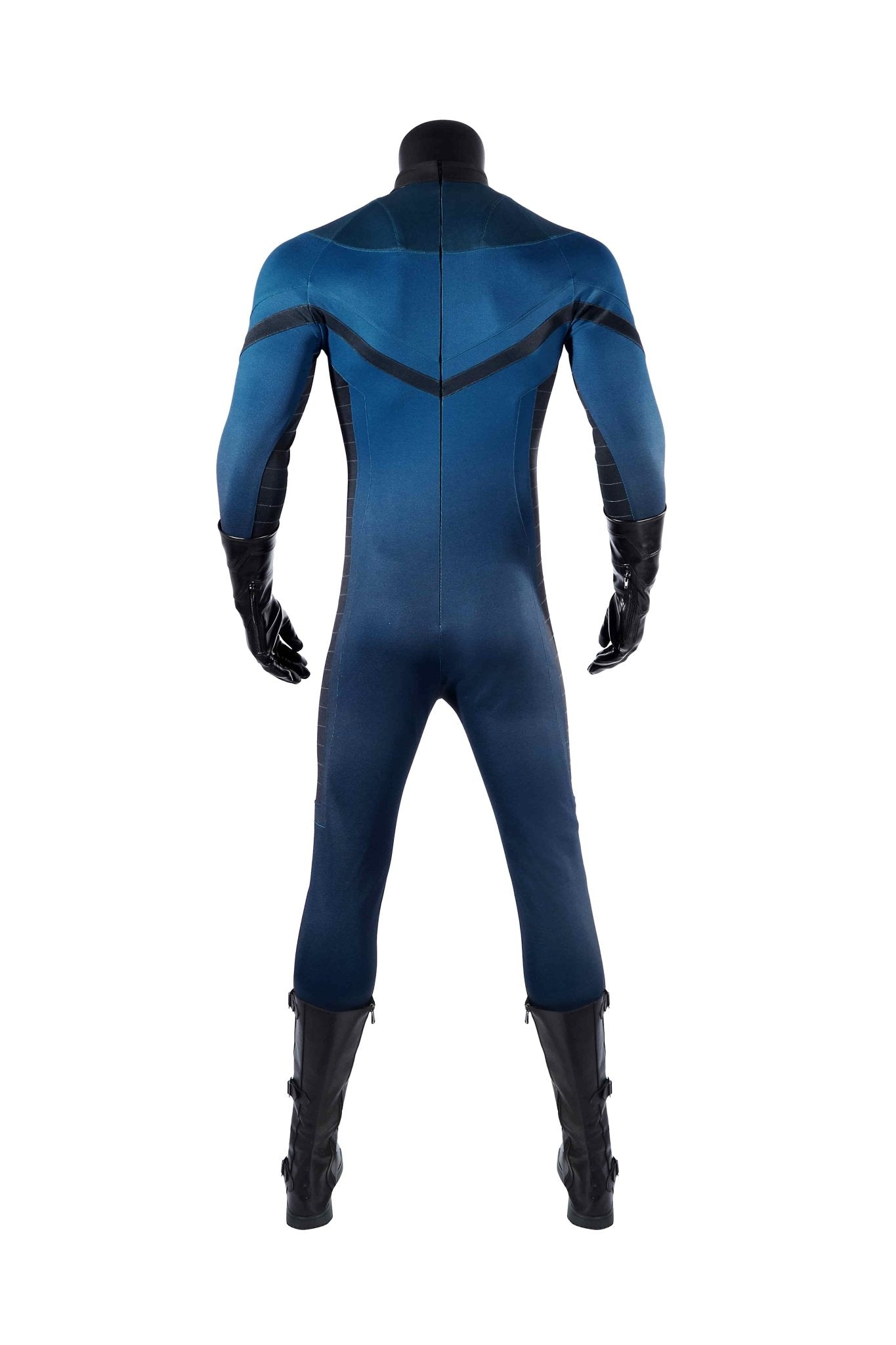 Fantastic Four Human Torch Full Costume Set - Official Johnny Storm Cosplay Suit with Flame Effects - Coscosmos