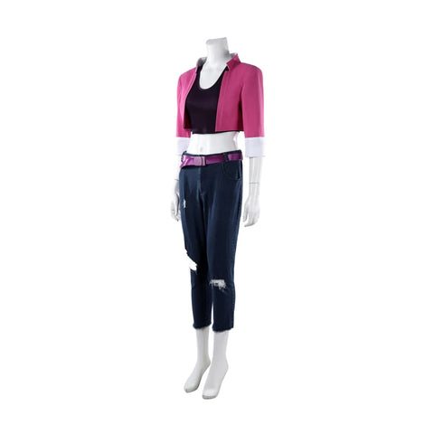 Fantastic Four Invisible Woman Sue Storm Game - Accurate Cosplay Costume – Superhero Dispatch Center Performance Set - Coscosmos
