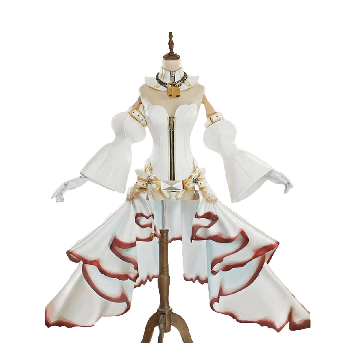 Fate/Grand Order Nero Claudius Bride Stage 2 Saber Heavy Industry Dress Cosplay Costume - Coscosmos