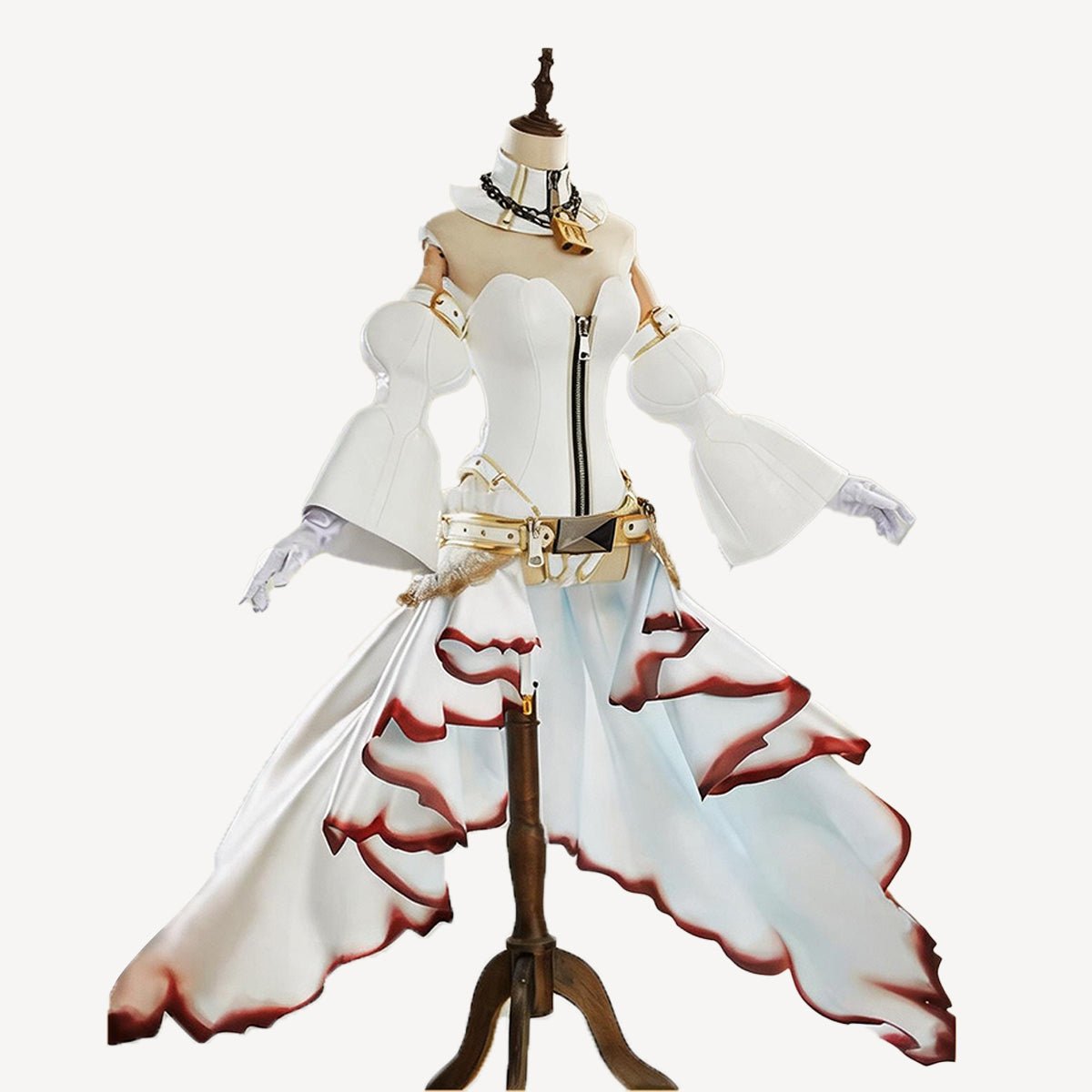Fate/Grand Order Nero Claudius Bride Stage 2 Saber Heavy Industry Dress Cosplay Costume - Coscosmos