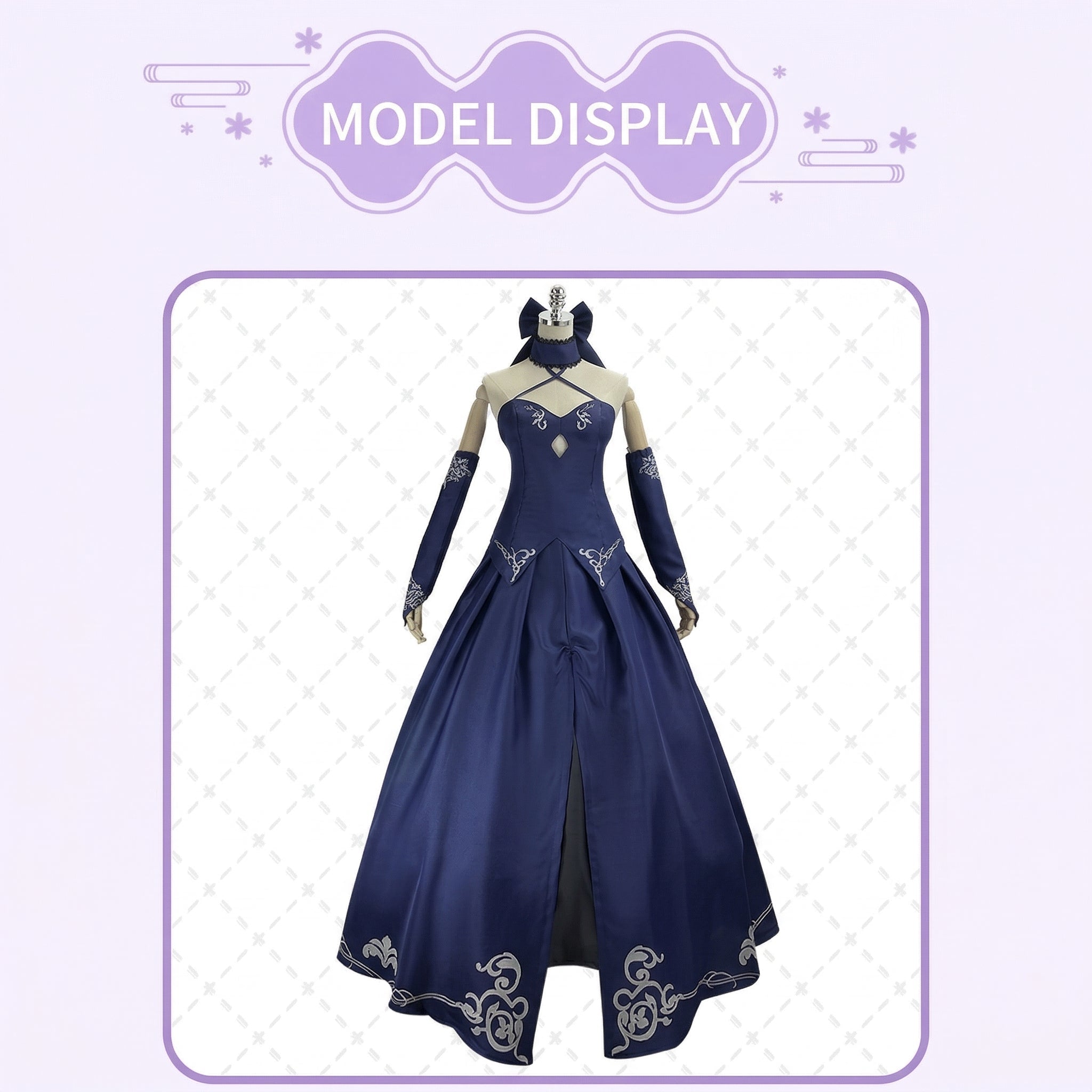 Fate/stay night Saber Alter Cosplay Costume – Black Dress Armor Swordswoman Outfit for Anime Conventions & Role - Play - Coscosmos