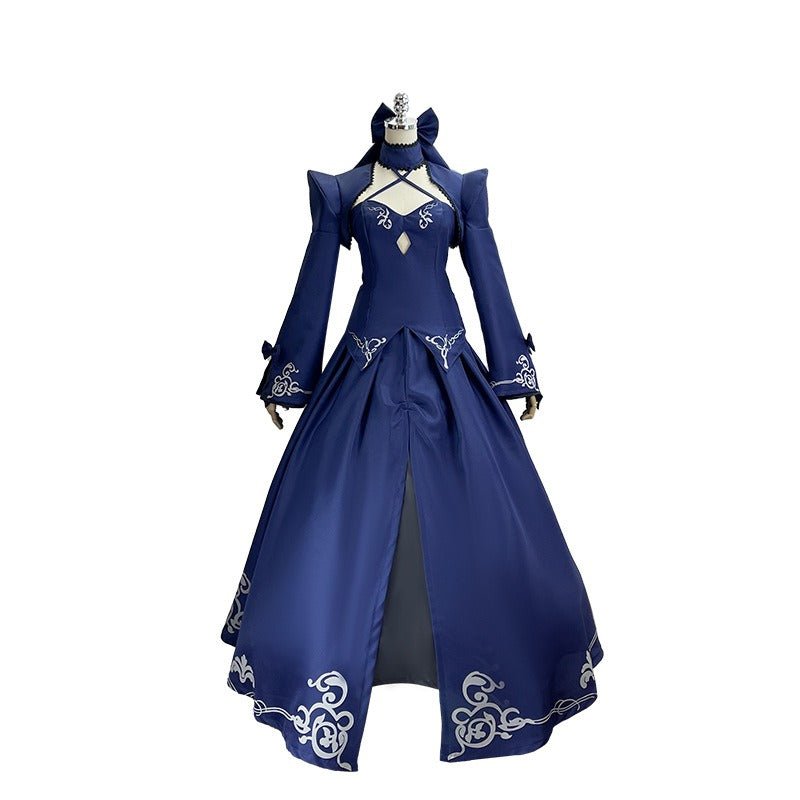 Fate/stay night Saber Alter Cosplay Costume – Black Dress Armor Swordswoman Outfit for Anime Conventions & Role - Play - Coscosmos