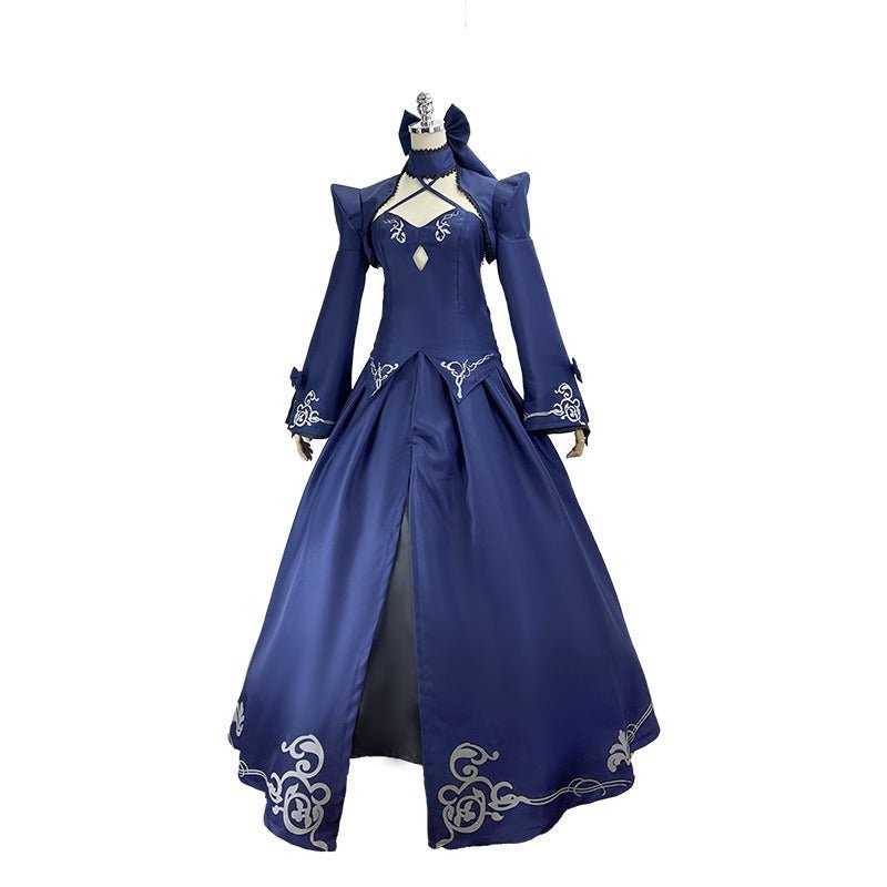 Fate/stay night Saber Alter Cosplay Costume – Black Dress Armor Swordswoman Outfit for Anime Conventions & Role - Play - Coscosmos