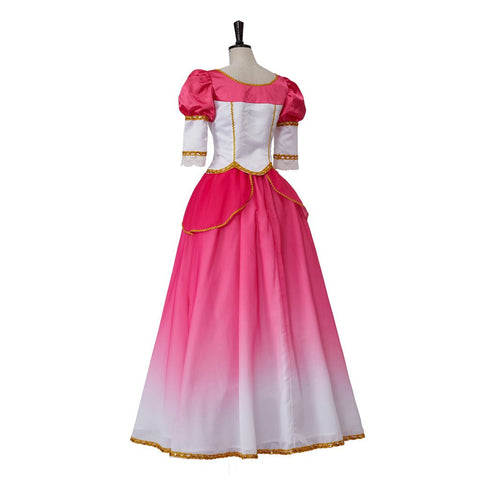 FC612 Dancing Princesses Cosplay Costume Dress Princess Genevieve Dress Gradient Dance Dress - Coscosmos