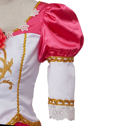 FC612 Dancing Princesses Cosplay Costume Dress Princess Genevieve Dress Gradient Dance Dress - Coscosmos