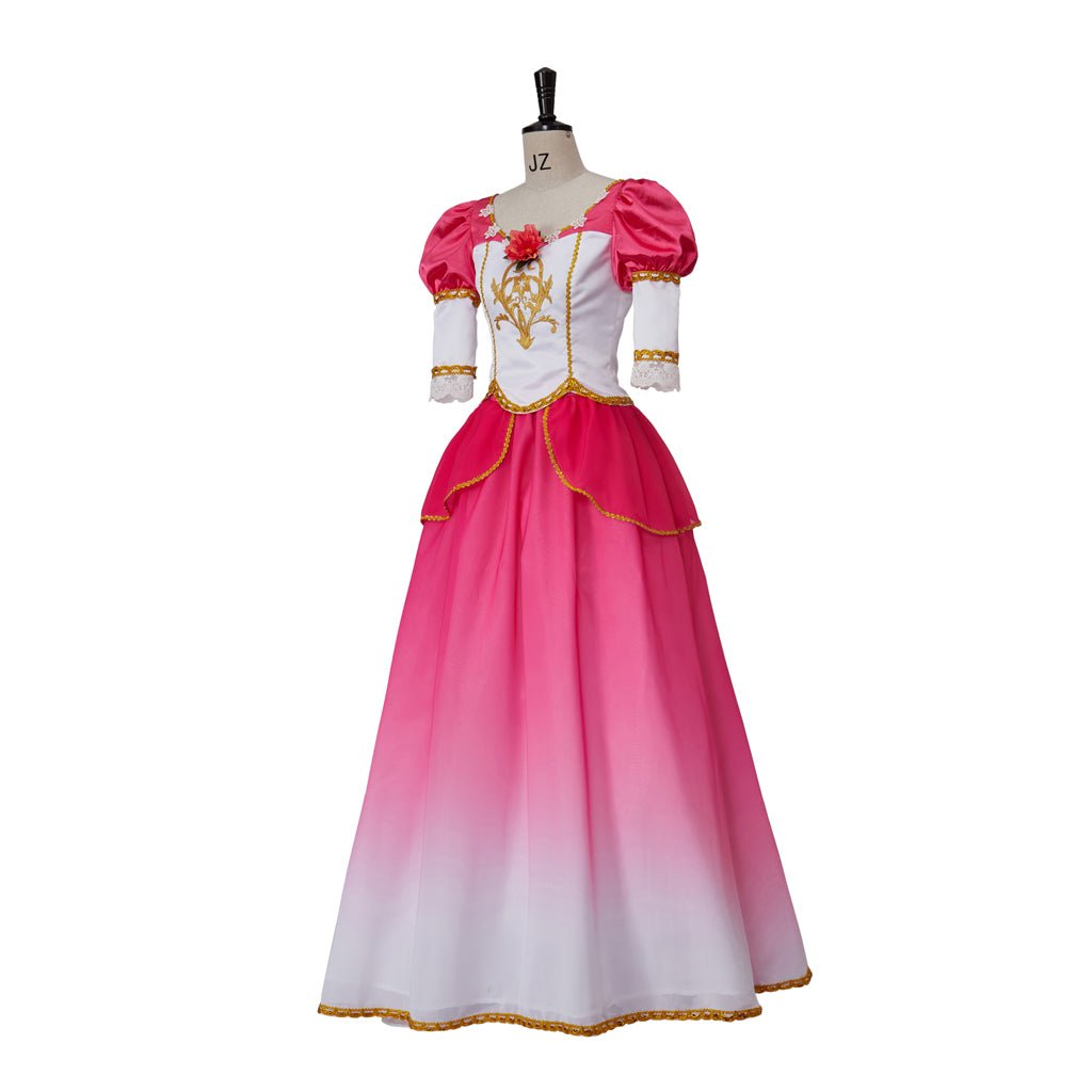 FC612 Dancing Princesses Cosplay Costume Dress Princess Genevieve Dress Gradient Dance Dress - Coscosmos