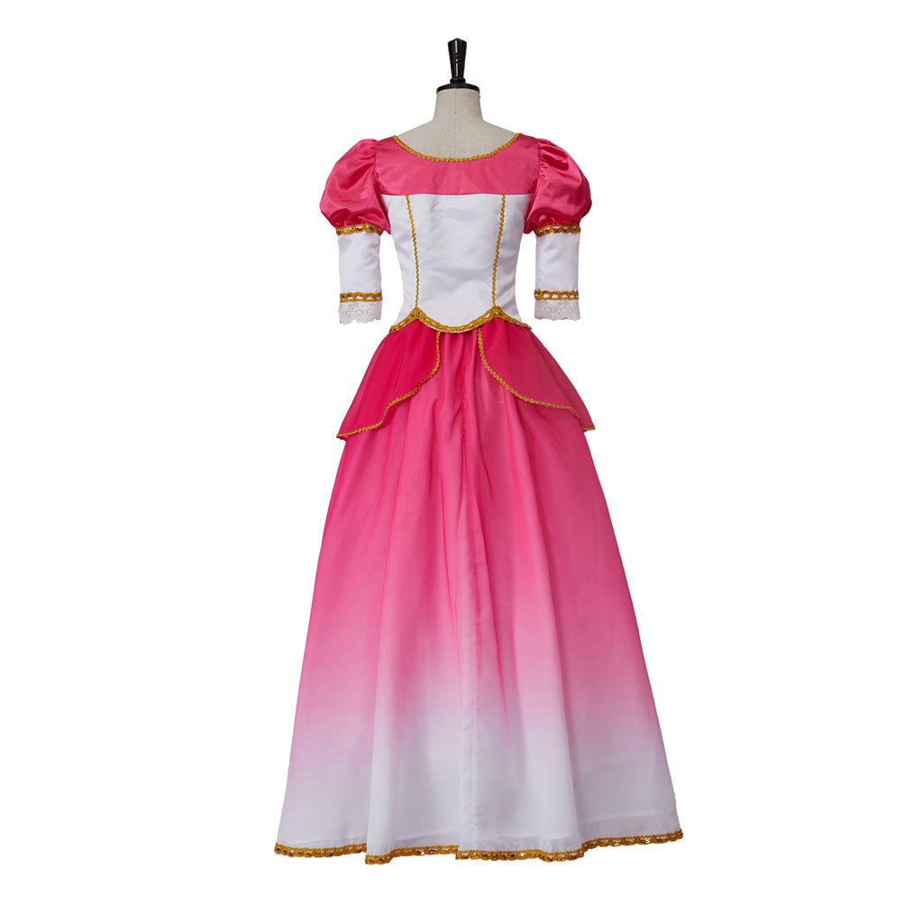 FC612 Dancing Princesses Cosplay Costume Dress Princess Genevieve Dress Gradient Dance Dress - Coscosmos