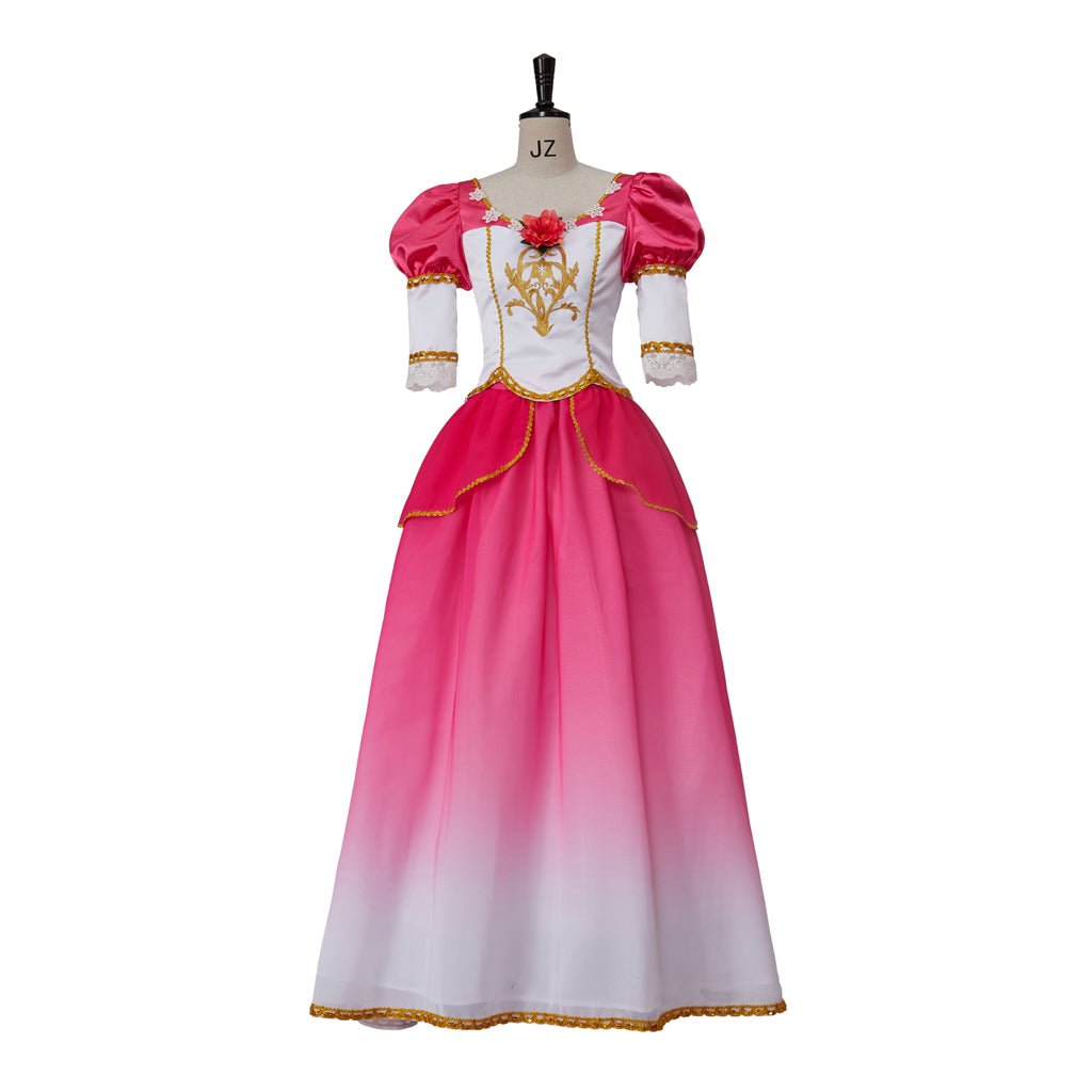 FC612 Dancing Princesses Cosplay Costume Dress Princess Genevieve Dress Gradient Dance Dress - Coscosmos