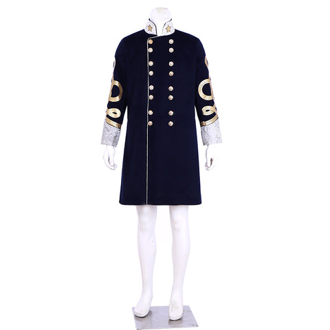 Steampunk Men’s Victorian Wool Coat - Tudor Medieval Costume Jacket | Coscomos