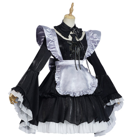 MROZUL My Dress Up Darling Cosplay Costume Marin Kitagawa Maid Dress Skirt Halloween Lolita Suit