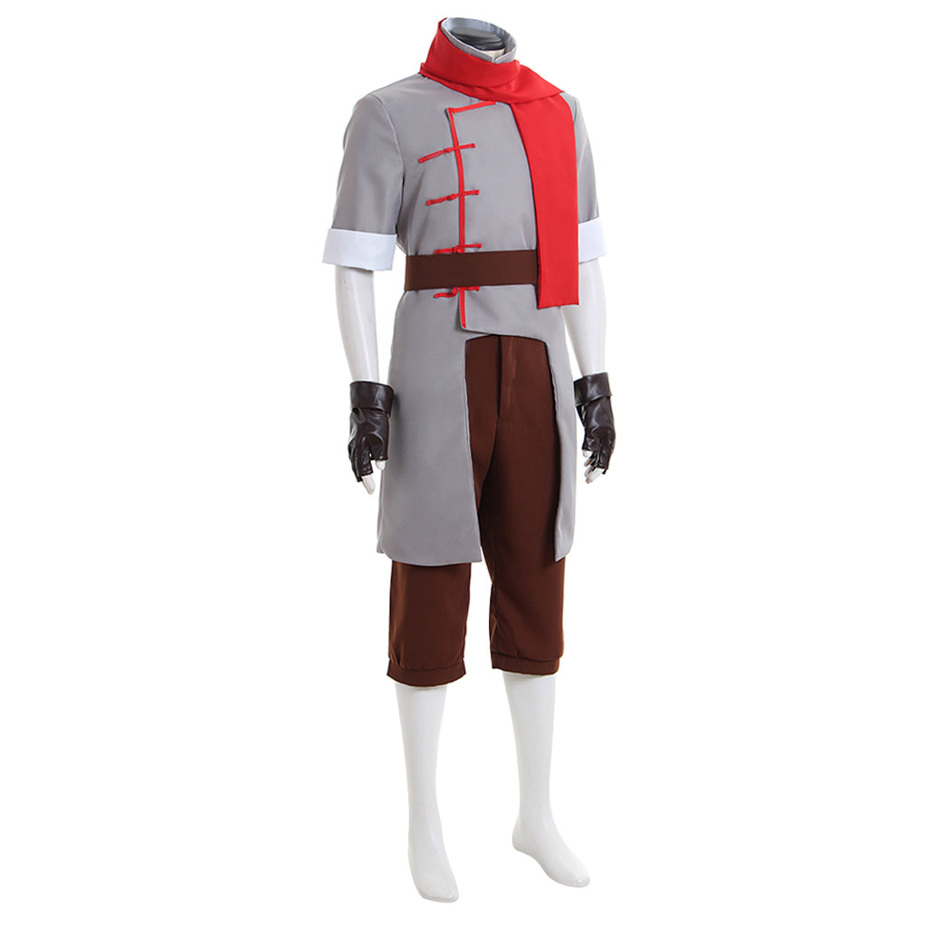 Avatar The Legend of Korra Firebender Mako Cosplay Costume | Authentic Firebending Outfit