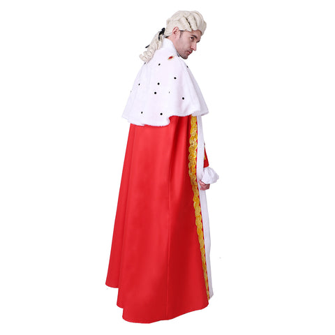 Hamilton King George III Robe Cosplay Costume – Regal King’s Outfit with Cloak | Coscomos Medieval Series