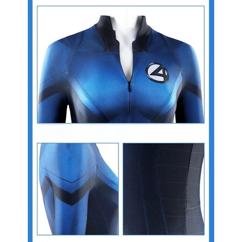 Fantastic Four 2005 Invisible Woman Cosplay Costume