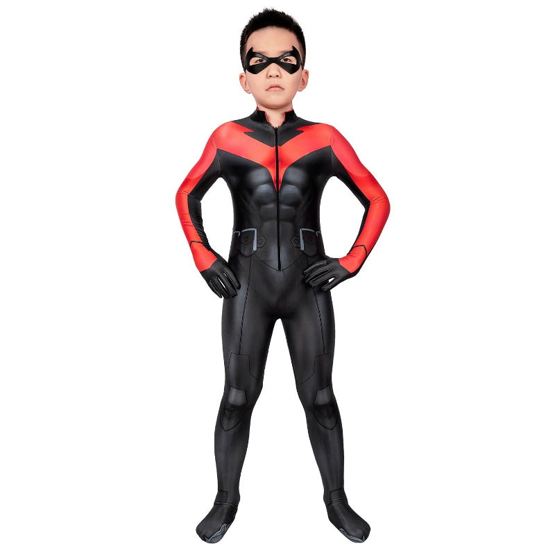 Children 3D NW Suit Black Champion Cosplay Costume