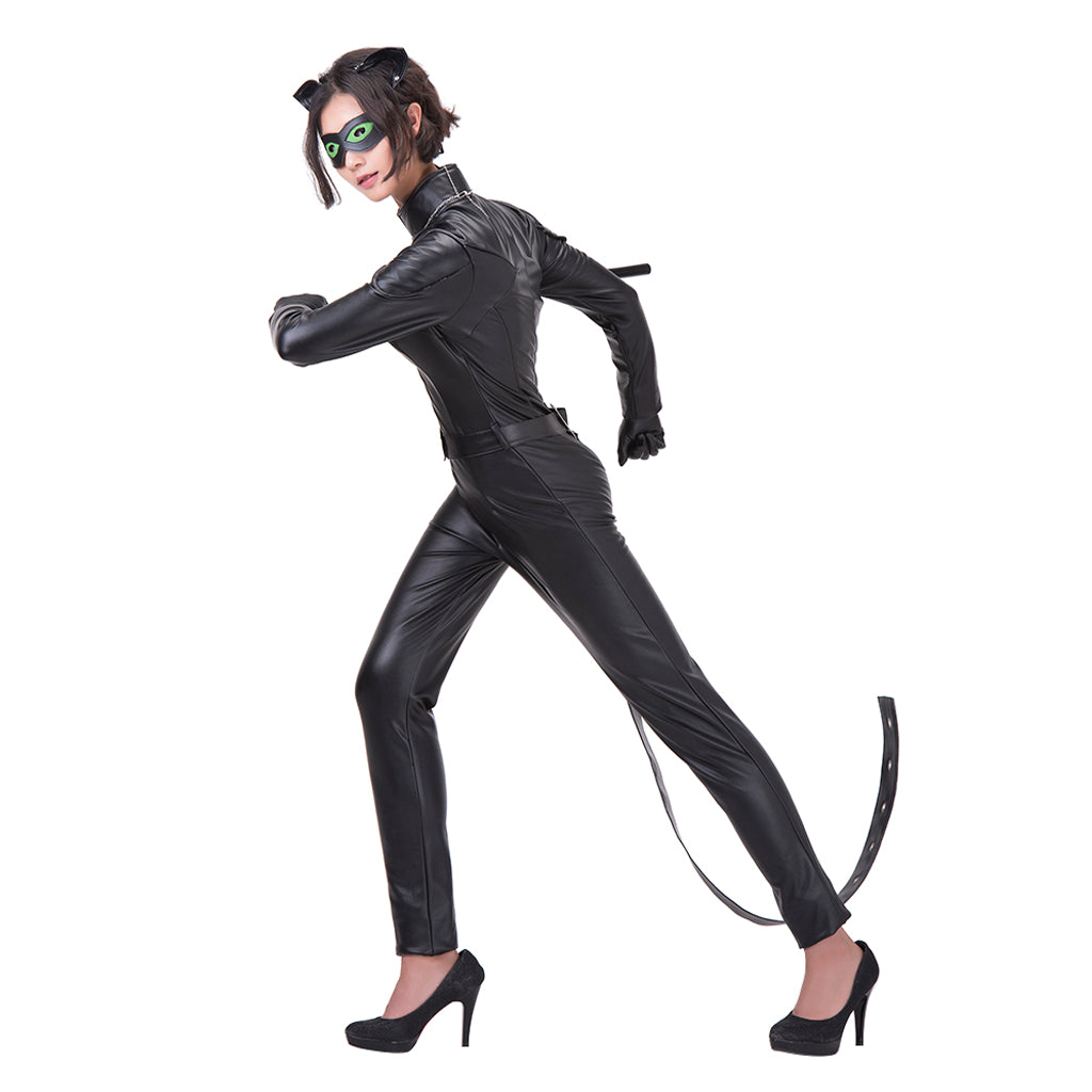 Miraculous Ladybug Cat Noir Black Jumpsuits Halloween Costumes