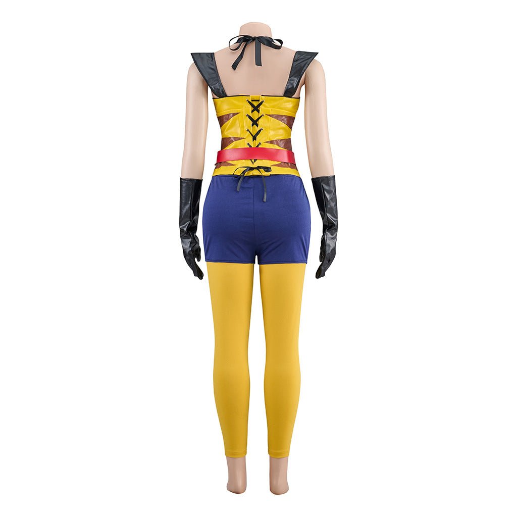 Female Wolverine Cosplay Sleeveless Jumpsuit, Marvel X - Men Superhero Costume for Women Halloween Party Outfit - Coscosmos