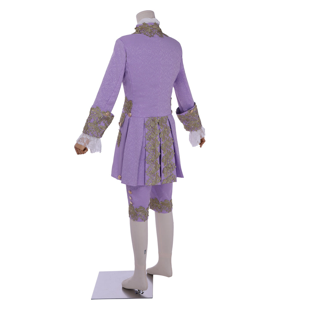 Purple 18th Century Rococo Men's Costume - Marie Antoinette Inspired | Coscomos Medieval Series