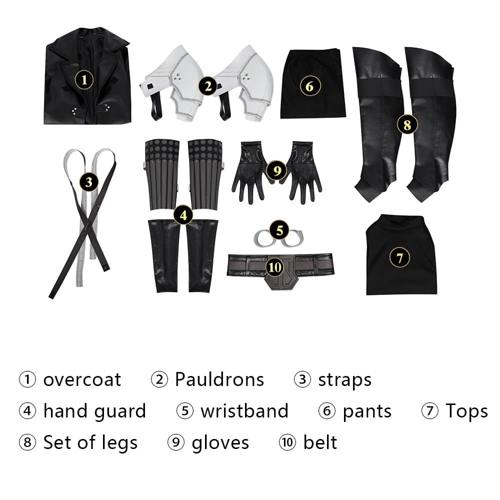 Final Fantasy VII Ever Crisis FF7EC Young Sephiroth Cosplay Costume - Premium Quality for Fans - Coscosmos
