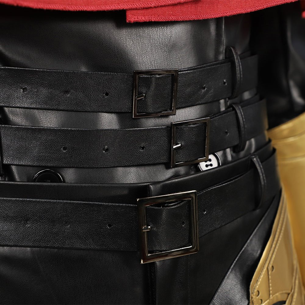 Final Fantasy VII Halloween Cosplay Vincent Valentine Costume Set Without Shoes - Coscosmos