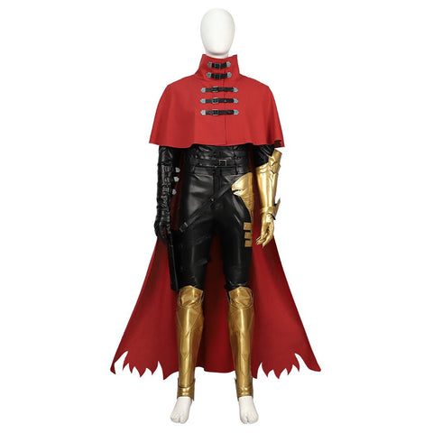 Final Fantasy VII Halloween Cosplay Vincent Valentine Costume Set Without Shoes - Coscosmos