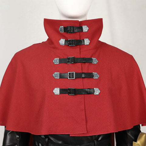 Final Fantasy VII Halloween Cosplay Vincent Valentine Costume Set Without Shoes - Coscosmos