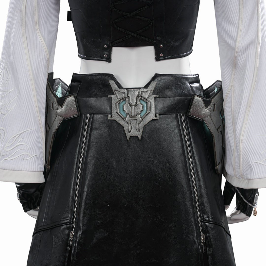 Final Fantasy VII Tifa Lockhart Black Mage Cosplay Costume - Coscosmos