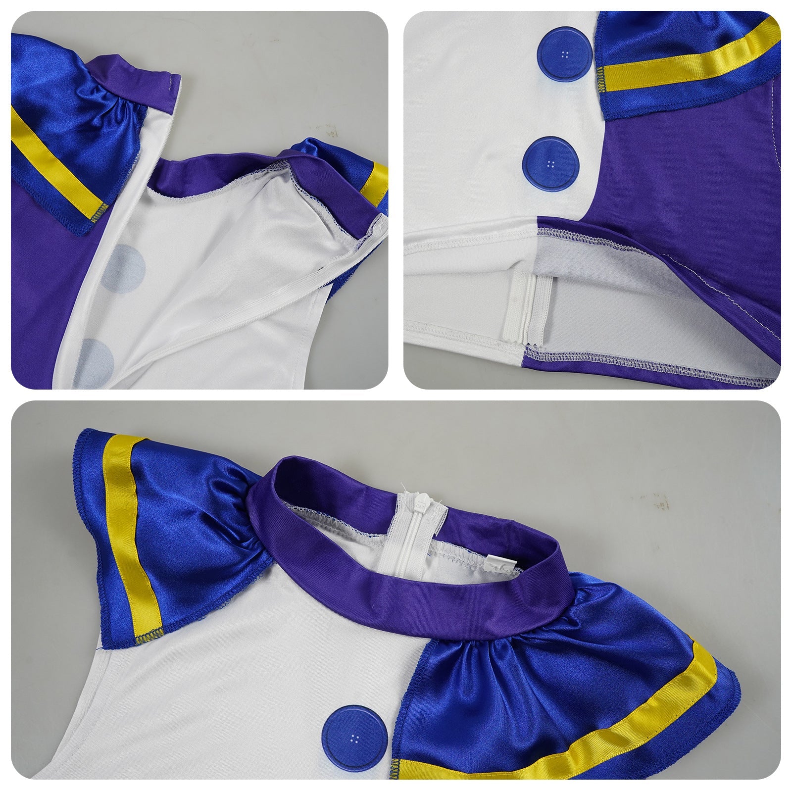 Five Nights at Freddy's: Security Breach Moon Drop Clown Cosplay Costume - Coscosmos