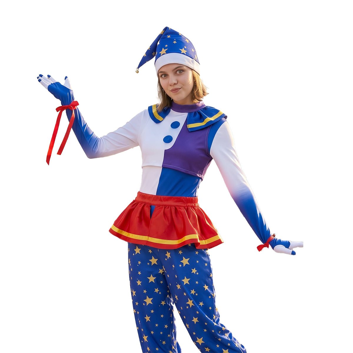 Five Nights at Freddy's: Security Breach Moon Drop Clown Cosplay Costume - Coscosmos