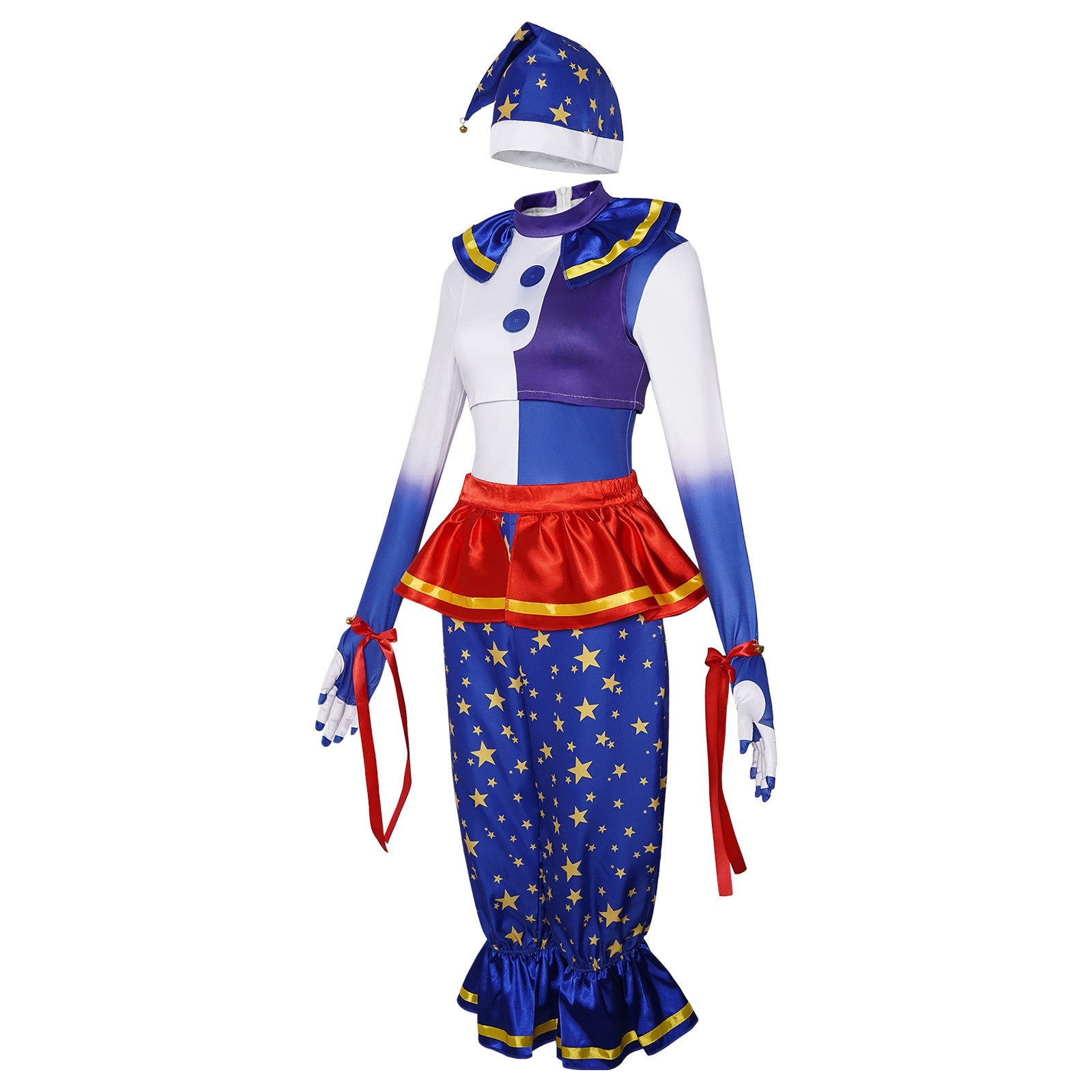 Five Nights at Freddy's: Security Breach Moon Drop Clown Cosplay Costume - Coscosmos