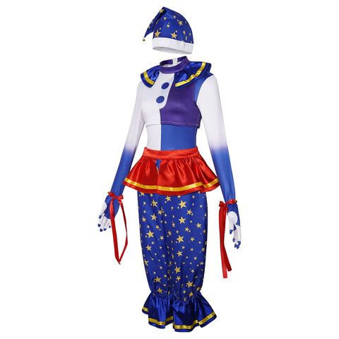 Five Nights at Freddy's: Security Breach Moon Drop Clown Cosplay Costume - Coscosmos