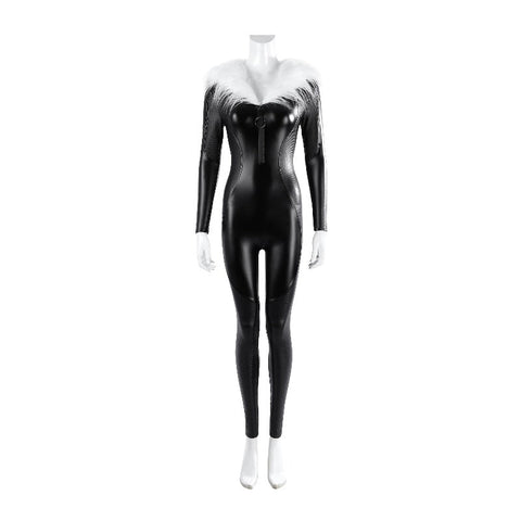 Fortnite Black Cat Cosplay Costume Full Set Game Skin Faux Leather Outfit - Coscosmos